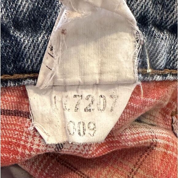 Vintage Carhartt Red Flannel Lined Jeans Men's Size B21DST? W32? - See Desc! - Picture 15 of 16